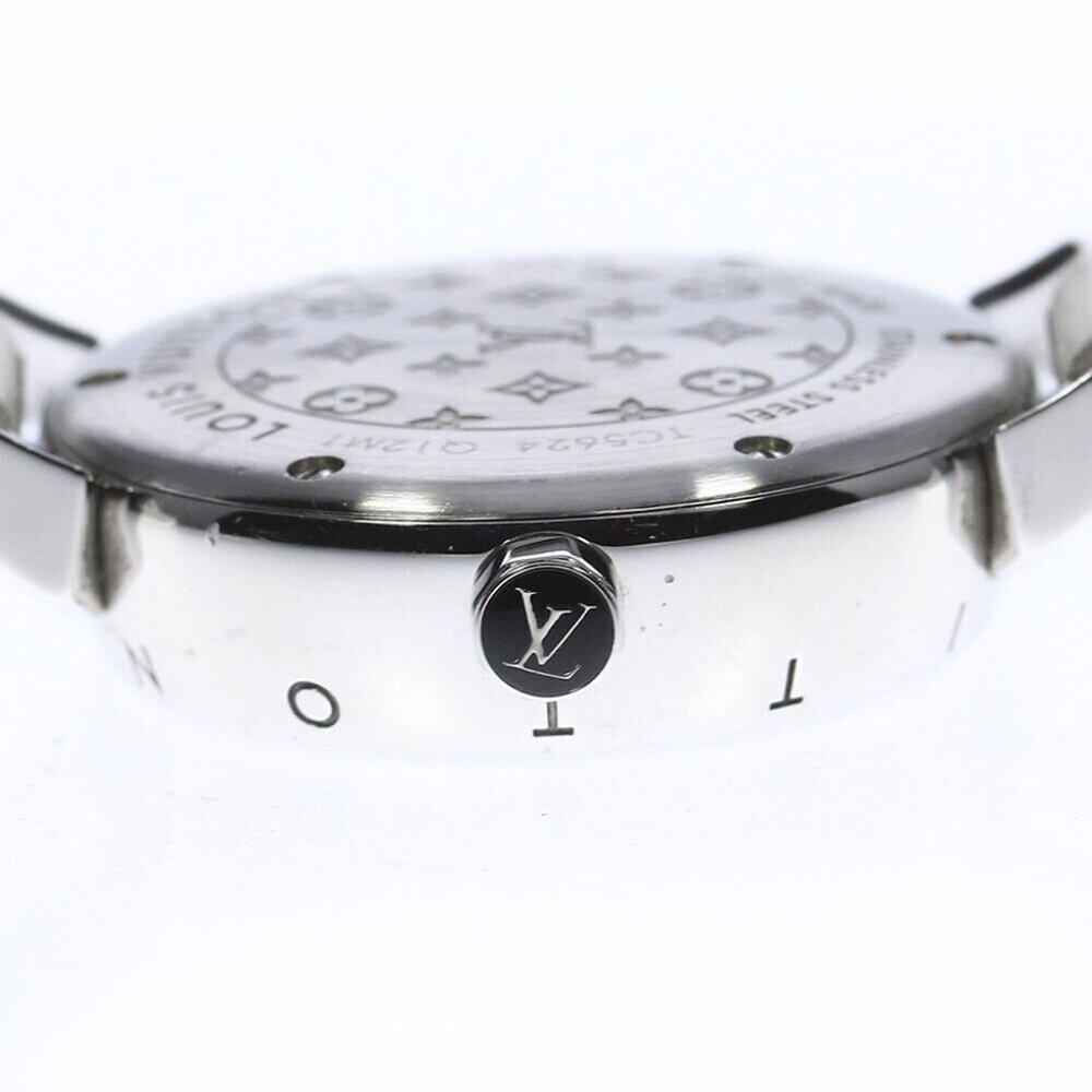 LOUIS VUITTON Tambour Q12M1 black Dial Quartz Ladies Watch_740267 - Picture 4 of 6